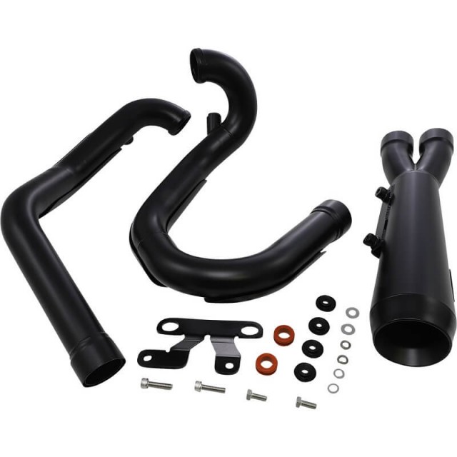 TRASK PERFORMANCE ASSAULT 2-IN-1 BLACK EXHAUST HARLEY V-ROD 2007-2016 - KIT