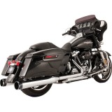 SCARICHI S&S EL DORADO TRUE DUAL CROMATO NERO HARLEY TOURING 2017-2020