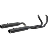SCARICHI S&S EL DORADO TRUE DUAL NERO TRACER HARLEY TOURING 2017-2020 - SCARICHI
