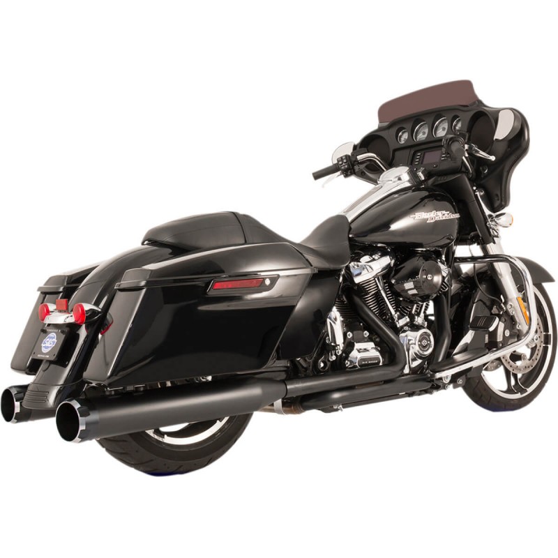SCARICHI S&S EL DORADO TRUE DUAL NERO TRACER HARLEY TOURING 2017-2020