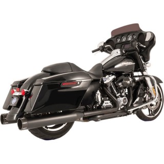 S&S EL DORADO TRUE DUAL BLACK THRUSTER EXHAUST HARLEY TOURING 2017-2020