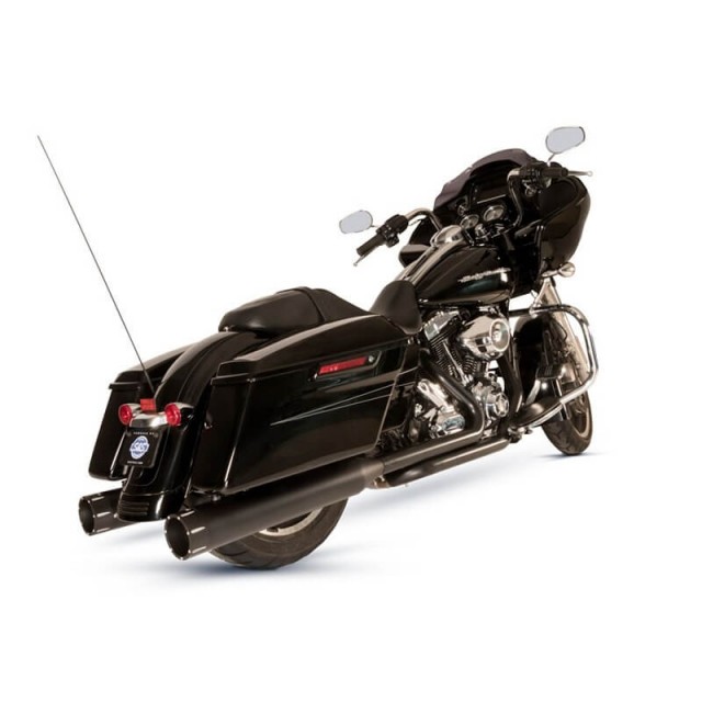 SCARICHI S&S EL DORADO TRUE DUAL NERO TRACER HARLEY TOURING 2009-2016