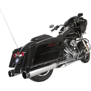 SCARICHI S&S EL DORADO TRUE DUAL CROMATO THRUSTER NERO HARLEY TOURING 2009-2016