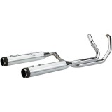 SCARICHI S&S EL DORADO TRUE DUAL CROMATO THRUSTER NERO HARLEY TOURING 2009-2016 - SCARICHI