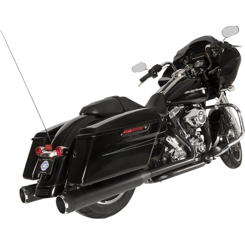 SCARICHI S&S EL DORADO TRUE DUAL NERO THRUSTER HARLEY TOURING 2009-2016