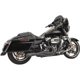 SCARICHI BASSANI XHAUST ROAD RAGE III 2 IN 1 NERO MID HARLEY TOURING 2017-2020