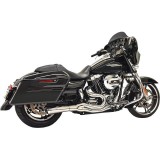 SCARICHI BASSANI XHAUST ROAD RAGE III 2 IN 1 CROMATO MID HARLEY TOURING 2006-2016