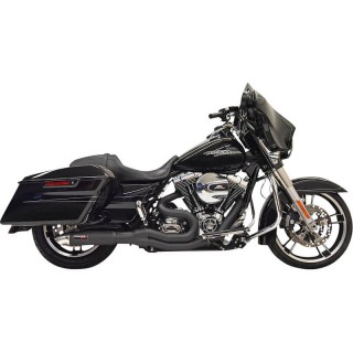 SCARICHI BASSANI XHAUST ROAD RAGE II 2 IN 1 NERO HOT ROD TURNOUT TOURING 06-16