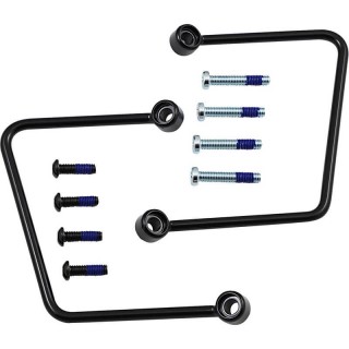DRAG SPECIALITIES BLACK SADDLEBAG SUPPORT BRACKETS