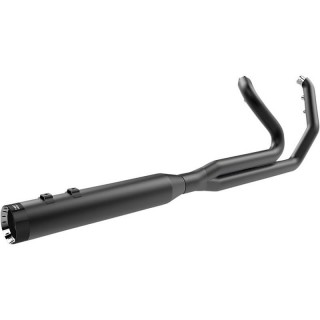 SCARICHI KHROME WERKS 2 IN 1 COLLETTORI A DUE-STEP NERI HARLEY TOURING 17-22