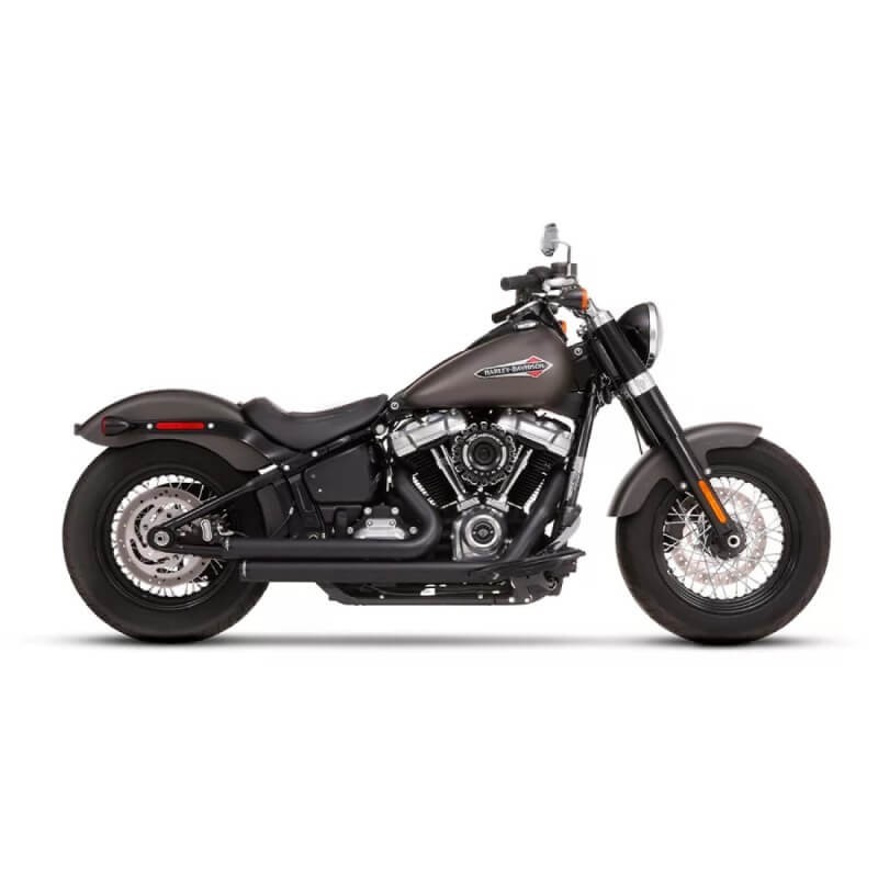 SCARICHI RINEHART RACING 2 IN 2 NERI HARLEY DAVIDSON SOFTAIL 1986-2017