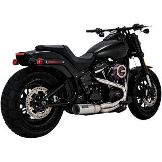 SCARICO VANCE HINES HI-OUTPUT 2-IN-1 SHORT ACCIAIO INOX HARLEY SOFTAIL 18-21