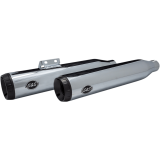 S&S GRAND NATIONAL SLIP-ON RACE CHROME MUFFLERS SOFTAIL HERITAGE-DELUXE 18-20
