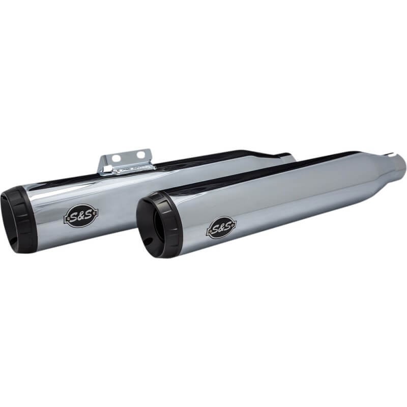 TERMINALI S&S GRAND NATIONAL SLIP-ON CATALIZZATORE CROMATI SOFTAIL 2018-2020