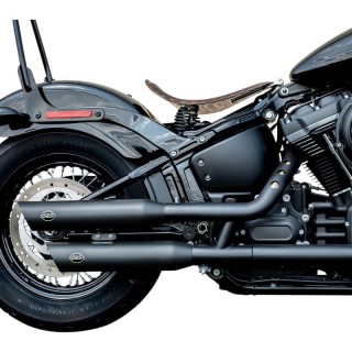 TERMINALI S&S SLIP-ON SLACH-CUT RACE NERI HARLEY DAVIDSON SOFTAIL 2018-2020