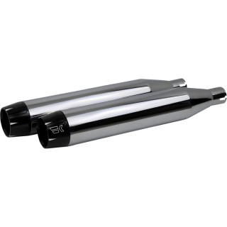 KHROME WERKS 3.5" SLIP-ON CHROME MUFFLERS HARLEY DAVIDSON SOFTAIL 2018-2020