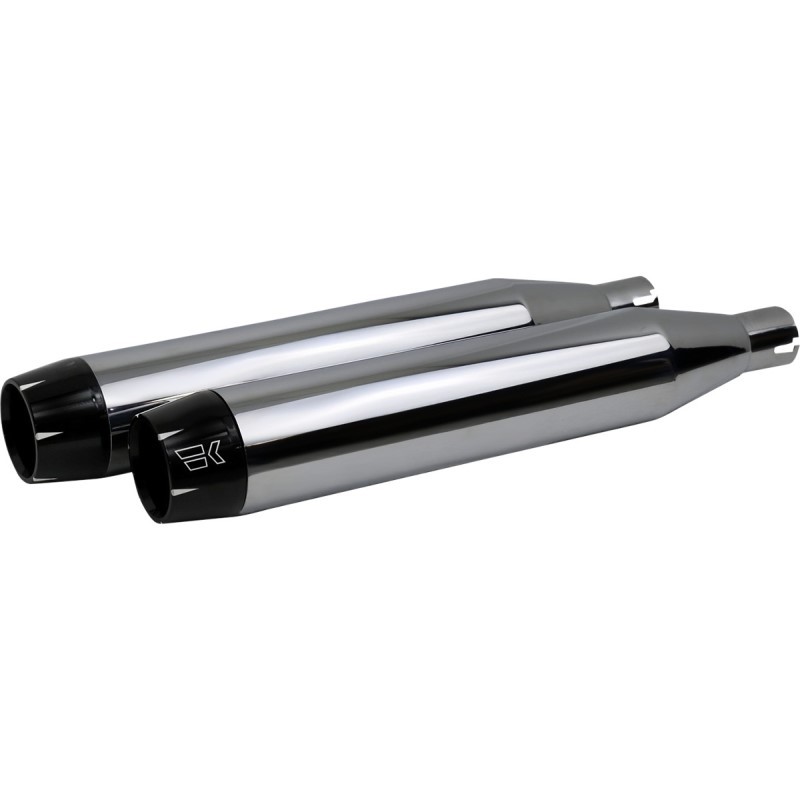 KHROME WERKS 3.5" SLIP-ON CHROME MUFFLERS HARLEY DAVIDSON SOFTAIL 2018-2020