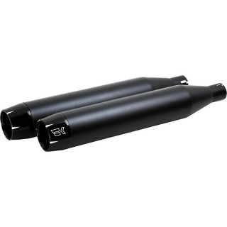 TERMINALI KHROME WERKS 3.5" SLIP-ON NERI HARLEY DAVIDSON SOFTAIL 2018-2020