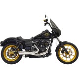 SCARICHI BASSANI XHAUST ROAD RAGE THE RIPPER 2 IN 1 CROMATI HARLEY DYNA 1995-2017
