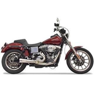 SCARICHI BASSANI XHAUST ROAD RAGE THE RIPPER SHORT 2 IN 1 INOX DYNA SUPER GLIDE 91-05