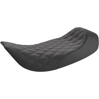 SADDLEMEN RENEGADE LS MONO BLACK SEAT HARLEY ROAD KING STREET GLIDE 1997-2007