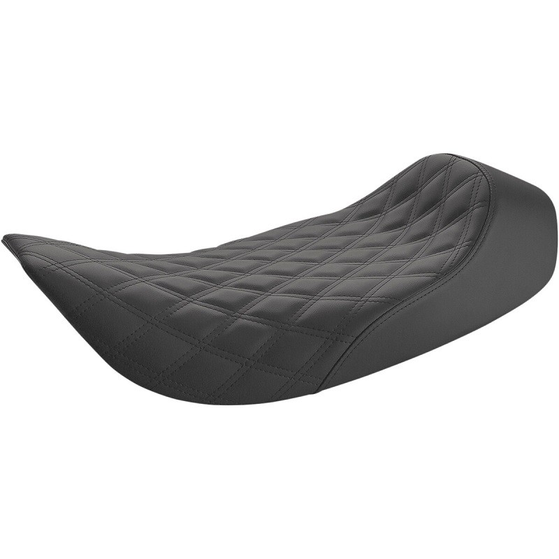 SADDLEMEN RENEGADE LS MONO BLACK SEAT HARLEY ROAD KING STREET GLIDE 1997-2007