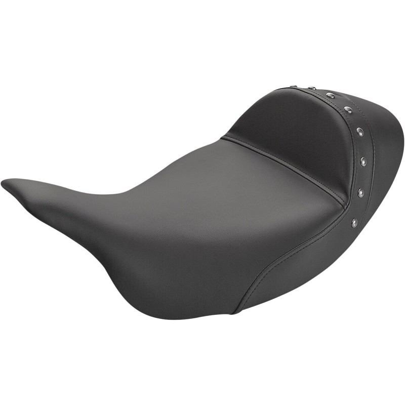 SADDLEMEN RENEGADE EXTENDED SOLO SEAT BLACK HARLEY TOURING 08-22