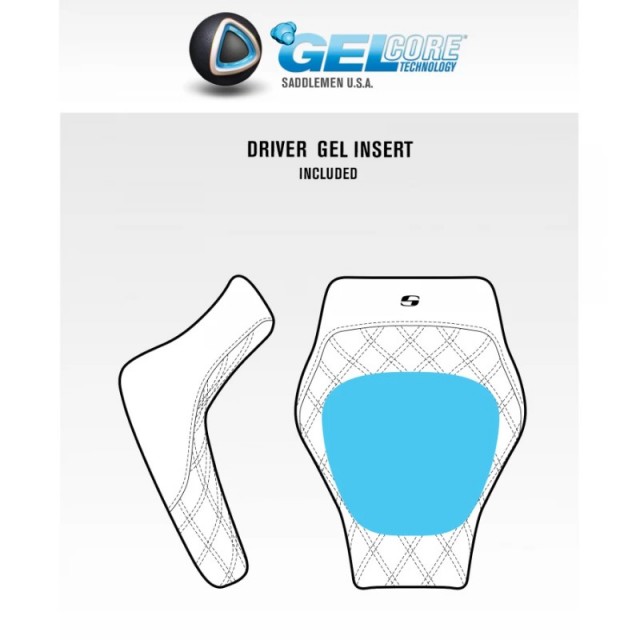 SADDLEMEN RENEGADE SEAT TOURING - GEL