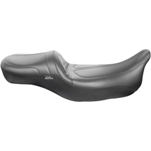 SELLA LE PERA MAVERICK DADDY LONG LEGS SEAT NERA HARLEY TOURING 2008-2022 - LATO