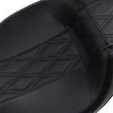 SELLA LE PERA OUTCAST DADDY LONG LEGS DOUBLE DIAMOND NERO HARLEY TOURING 08-22 - DOUBLE DIAMOND NERO