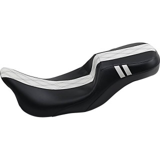 LE PERA 2-UP OUTCAST DADDY LONG LEGS DOUBLE DIAMOND WHITE SEAT TOURING 08-22