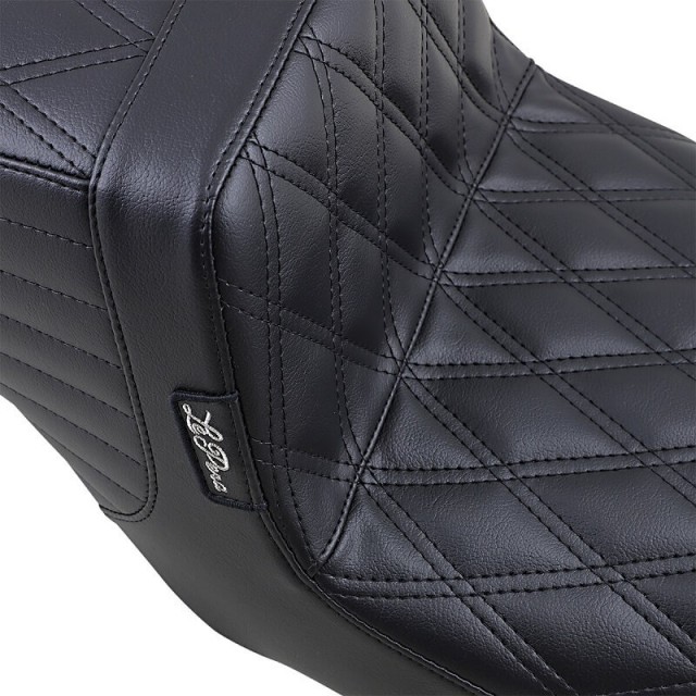 LE PERA 2-UP TAILWHIP DOUBLE DIAMOND SEAT HARLEY TOURING 2008-2022 - DOUBLE DIAMOND