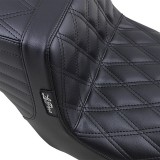 SELLA LE PERA 2-UP TAILWHIP DOUBLE DIAMOND HARLEY TOURING 2008-2022 - DOUBLE DIAMOND