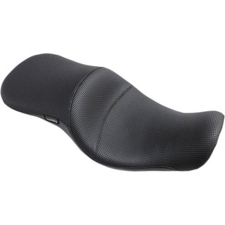SELLA LE PERA MAVERICK 2-UP BASKET WEAVE SEAT HARLEY DAVIDSON DYNA 06-17