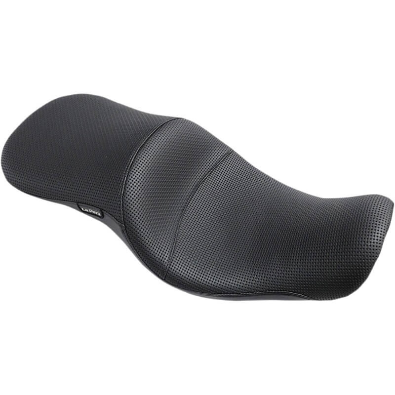 SELLA LE PERA MAVERICK 2-UP BASKET WEAVE SEAT HARLEY DAVIDSON DYNA 06-17