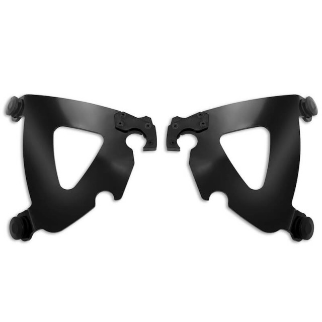 MEMPHIS SHADES TRIGGER LOCK BLACK MOUNTING FOR ROAD WARRIOR FAIRING ON INDIAN SCOUT 2015-2020 - DETAIL