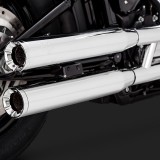 VANCE & HINES ELIMINATOR 300 SLIP-ONS MUFFLER CHROME HARLEY SOFTAIL 2018-2021