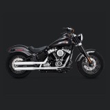 VANCE & HINES ELIMINATOR 300 SLIP-ONS MUFFLER CHROME HARLEY SOFTAIL 2018-2021