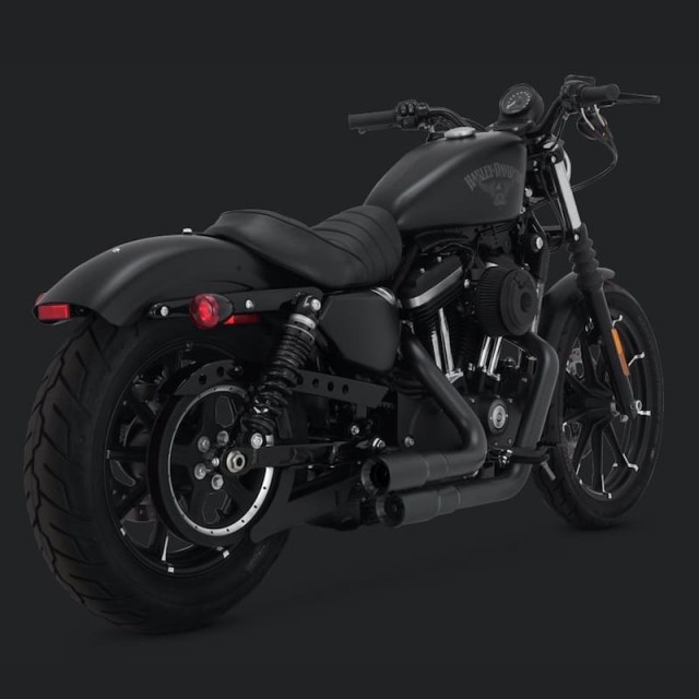 SCARICHI VANCE HINES MINI GRENADES NERI HARLEY SPORTSTER XL 04-20