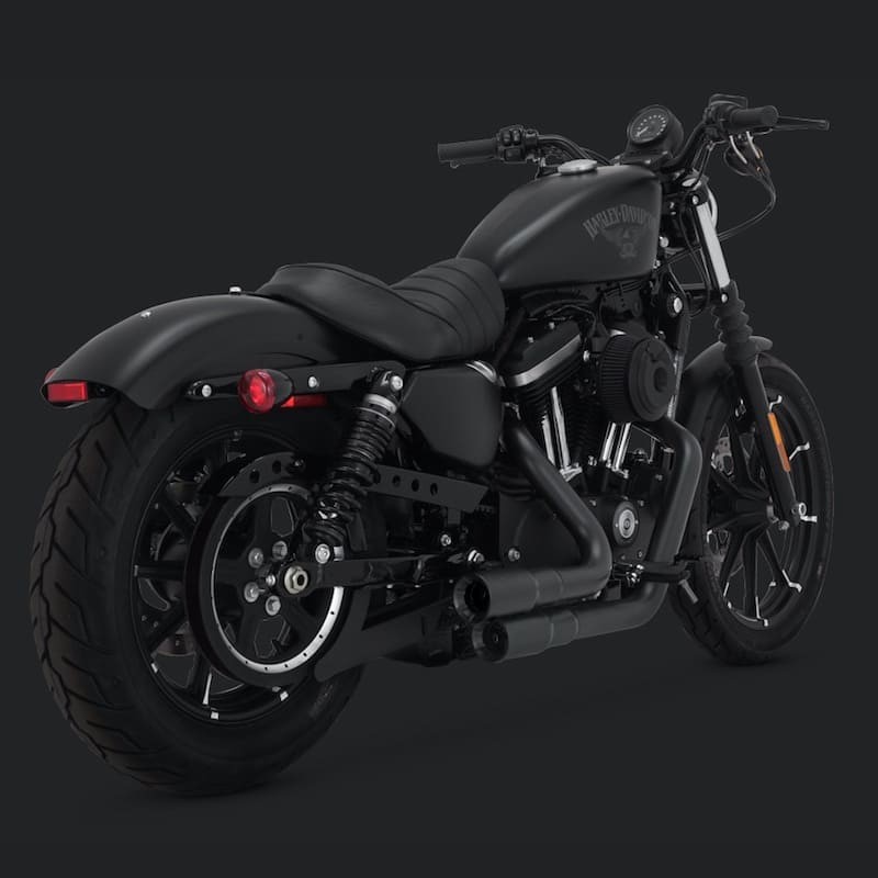 SCARICHI VANCE HINES MINI GRENADES NERI HARLEY SPORTSTER XL 04-20