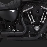 SCARICHI VANCE HINES MINI GRENADES NERI HARLEY SPORTSTER XL 04-20 - DETTAGLIO